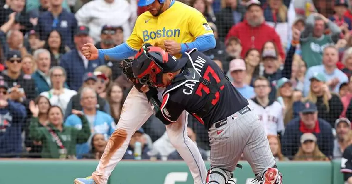 Larnach matches career high with 4 hits, Twins beat Red Sox 4-2 for 9th win in 13 games