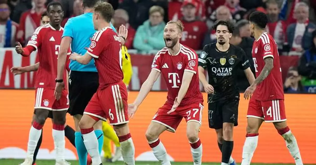 Bayern Munich falls short of Champions League final again ruing referee decisions