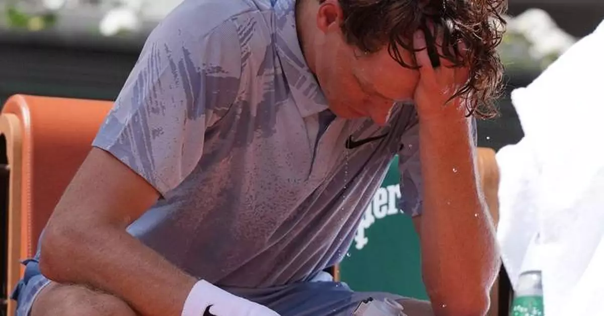 French Open stunner: No. 1 Jannik Sinner struggles with dizziness during heat wave in 2nd-round loss
