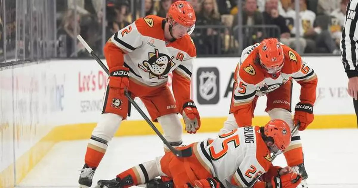 Vegas' Brayden McNabb suspended for Game 6 for late hit that injured Anaheim's Ryan Poehling