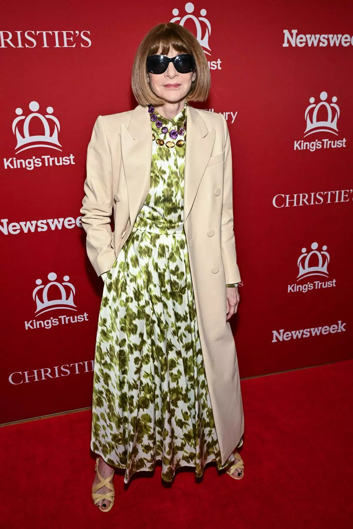 Anna Wintour attends The King's Trust Global Gala 50th anniversary at Christie's New York on Wednesday, April 29, 2026, in New York. (Photo by Evan Agostini/Invision/AP)