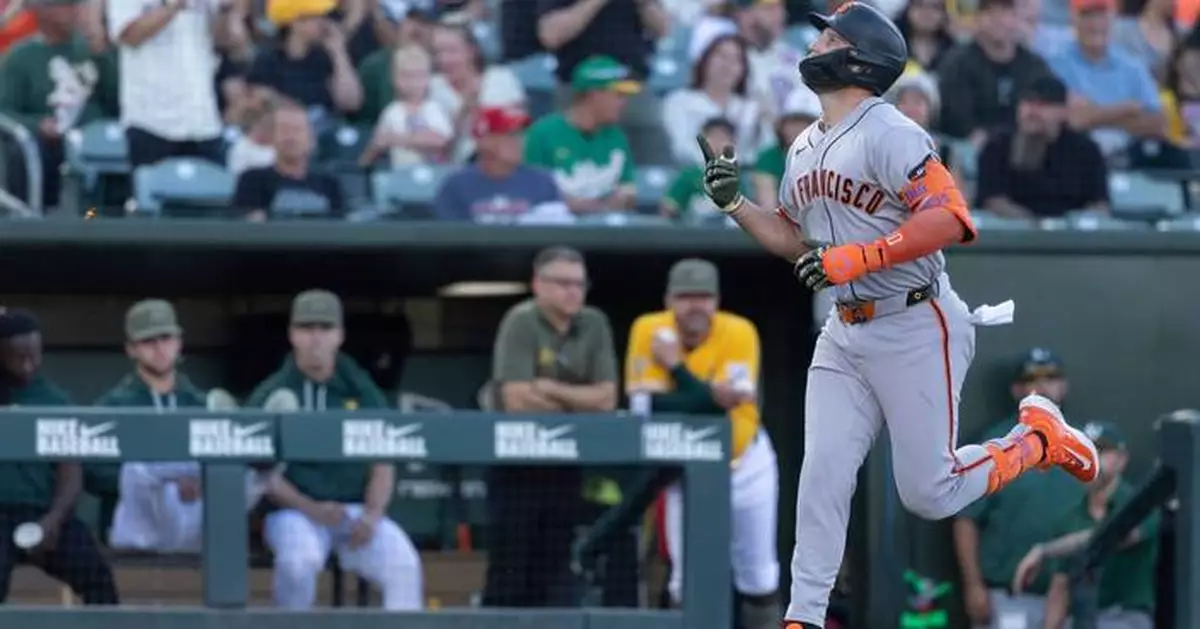 Casey Schmitt has 2nd career multihomer game to lead Giants over A's, 6-4