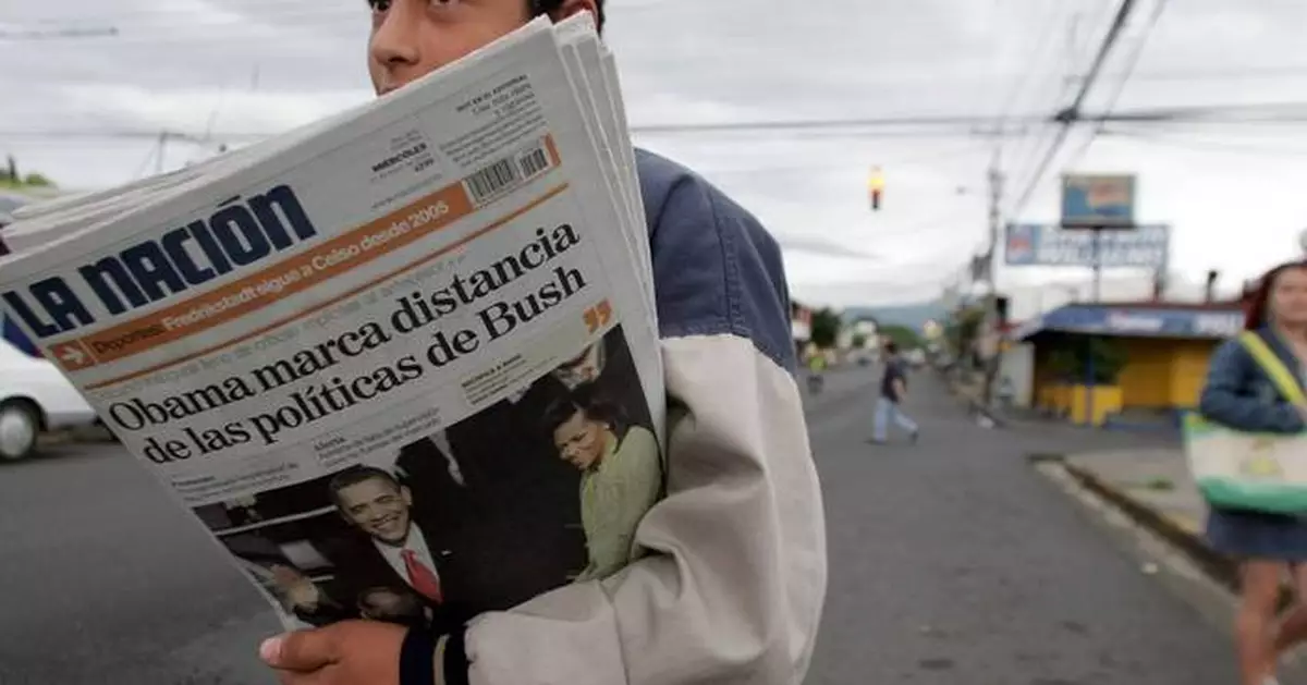 Costa Rica's top newspaper says US revoked visas of its executives, prompting press freedom concerns