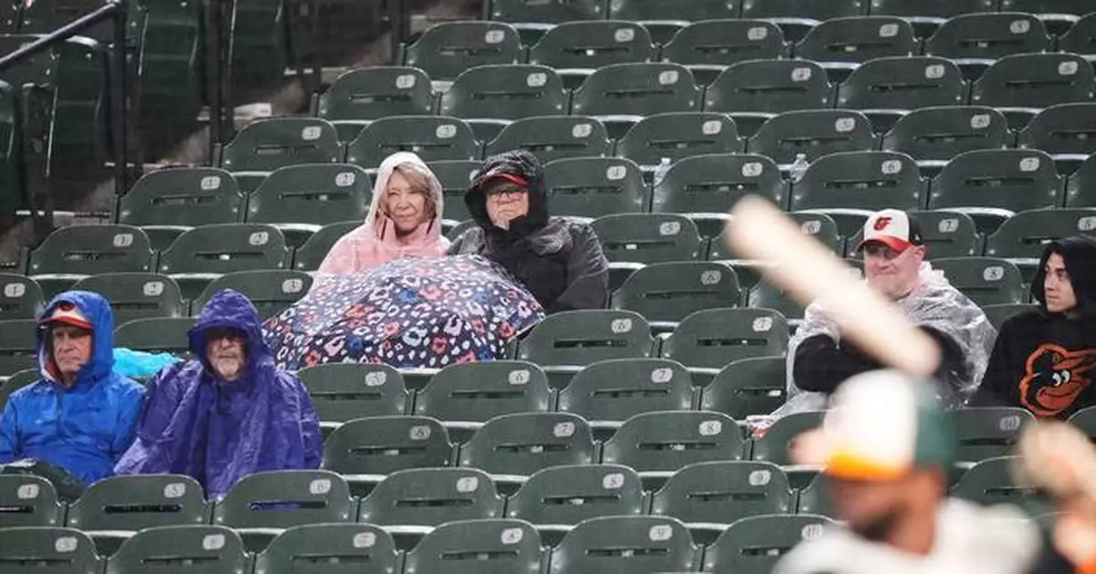 Tigers-Orioles game is postponed by rain, will be made up as part of a split doubleheader Sunday