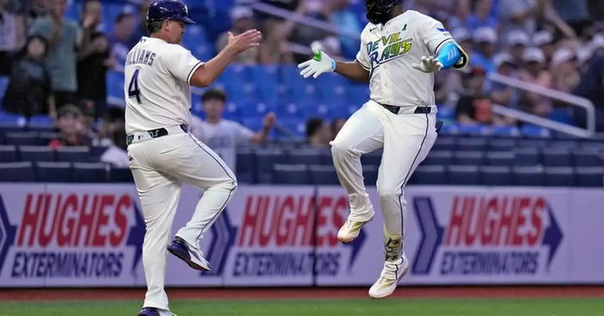 Diaz and Caminero homers, McClanahan's 6 strong innings carry Rays past Giants 3-0