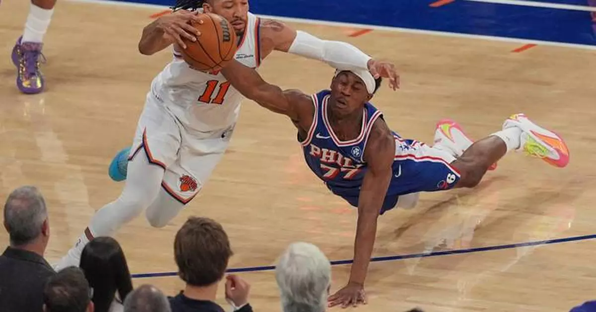 Knicks crush the 76ers 137-98 to start the second round and keep up a historic postseason roll