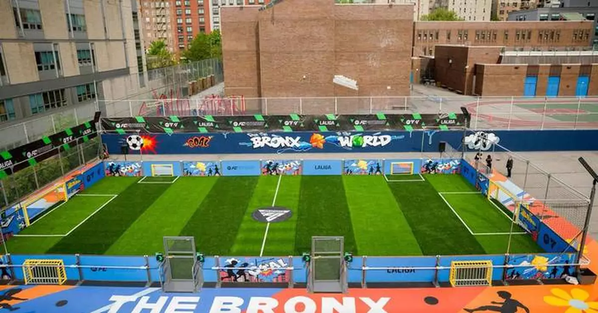 EA SPORTS FC™ and LALIGA Launch New York Community Pitch as Part of FC FUTURES Program, Designed by Local Artist BG183