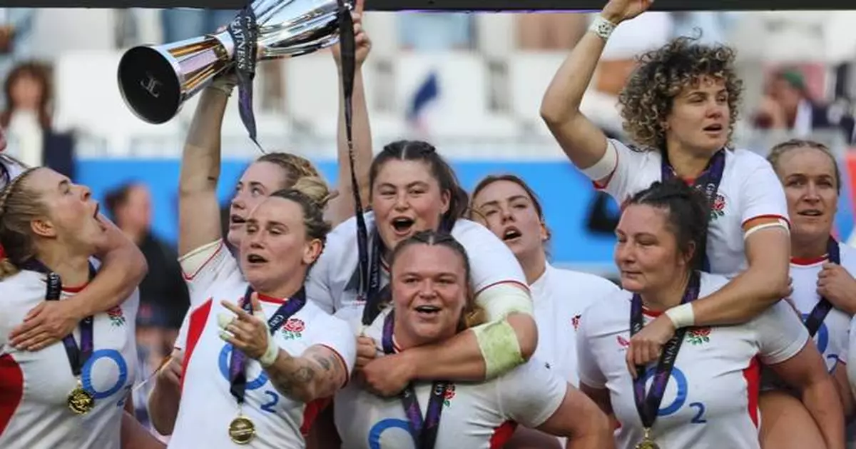 England thumps France to seal an eighth straight Women's Six Nations title and Grand Slam