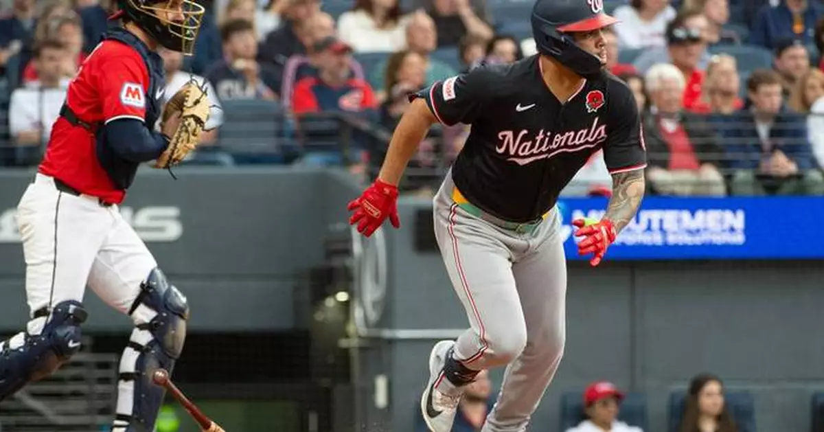 Curtis Mead goes deep twice, Nationals pound 6 homers in a 10-2 win over the Guardians