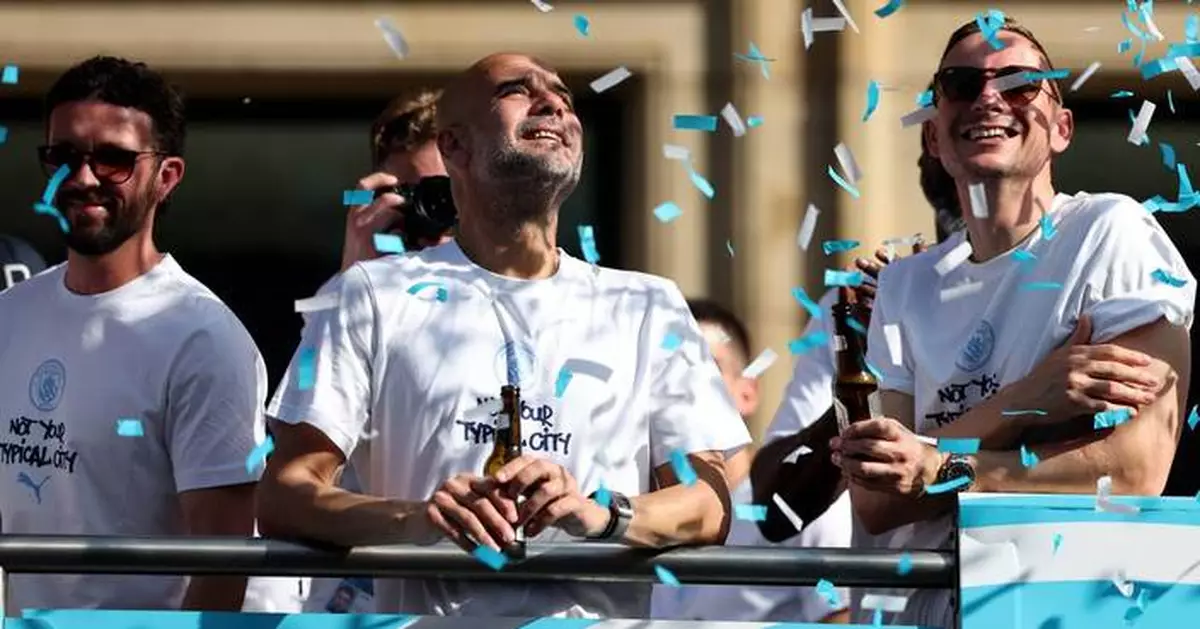 Michael Jordan pays tribute to Pep Guardiola in Man City manager's final sendoff