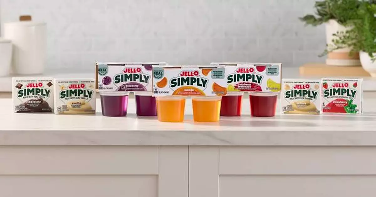 JELL-O Ushers in a New Era with Introduction of JELL-O Simply, Made with No FD&amp;C Colors or Artificial Sweeteners