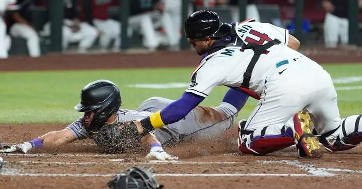 Corbin Carroll lines RBI single in 9th, Diamondbacks knock off Rockies 2-1 for 5th straight win
