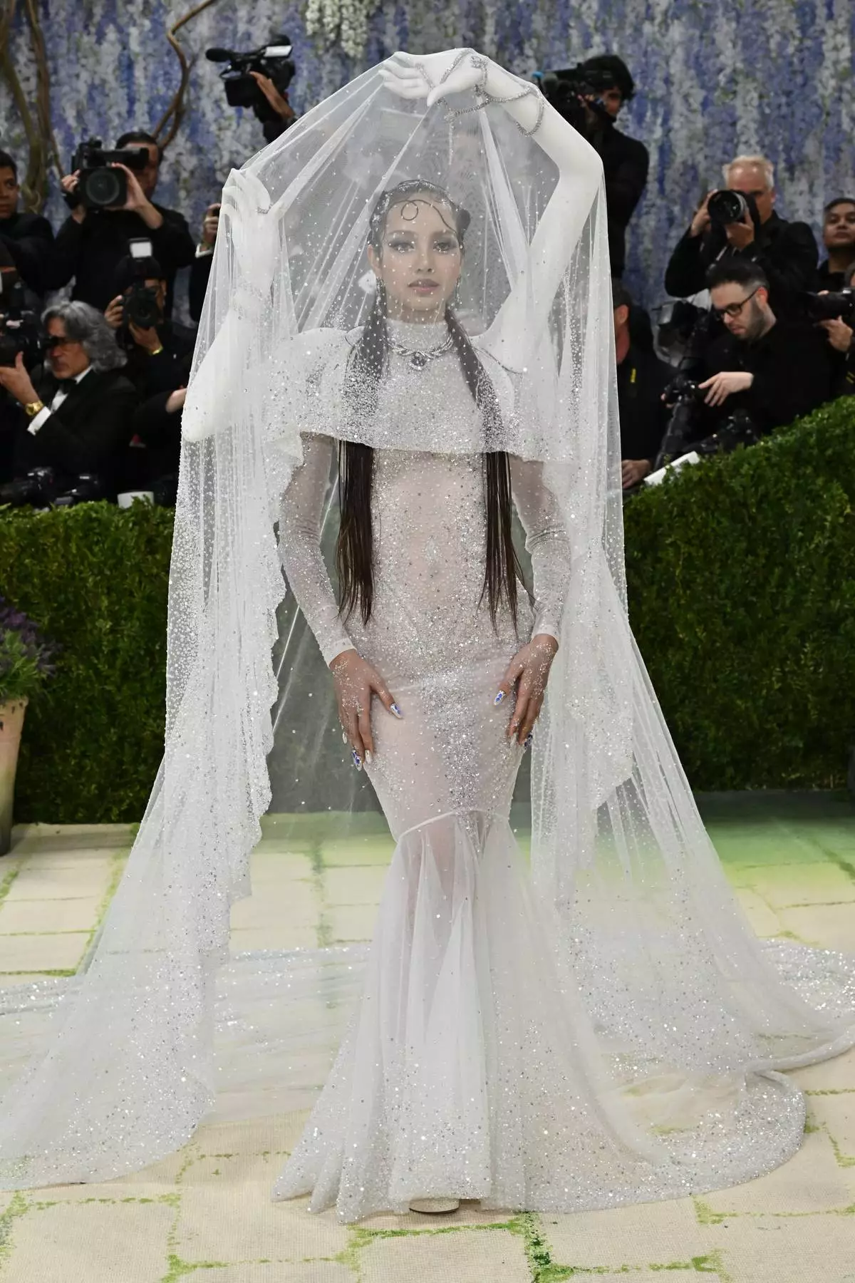 Lisa arrives at The Metropolitan Museum of Art's Costume Institute benefit gala celebrating the opening of the "Costume Art" exhibition on Monday, May 4, 2026, in New York. (Photo by Evan Agostini/Invision/AP)