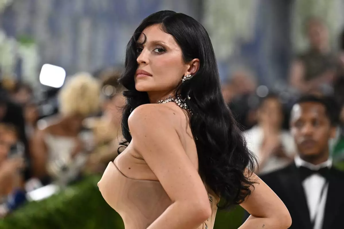 Kylie Jenner arrives at The Metropolitan Museum of Art's Costume Institute benefit gala celebrating the opening of the "Costume Art" exhibition on Monday, May 4, 2026, in New York. (Photo by Evan Agostini/Invision/AP)