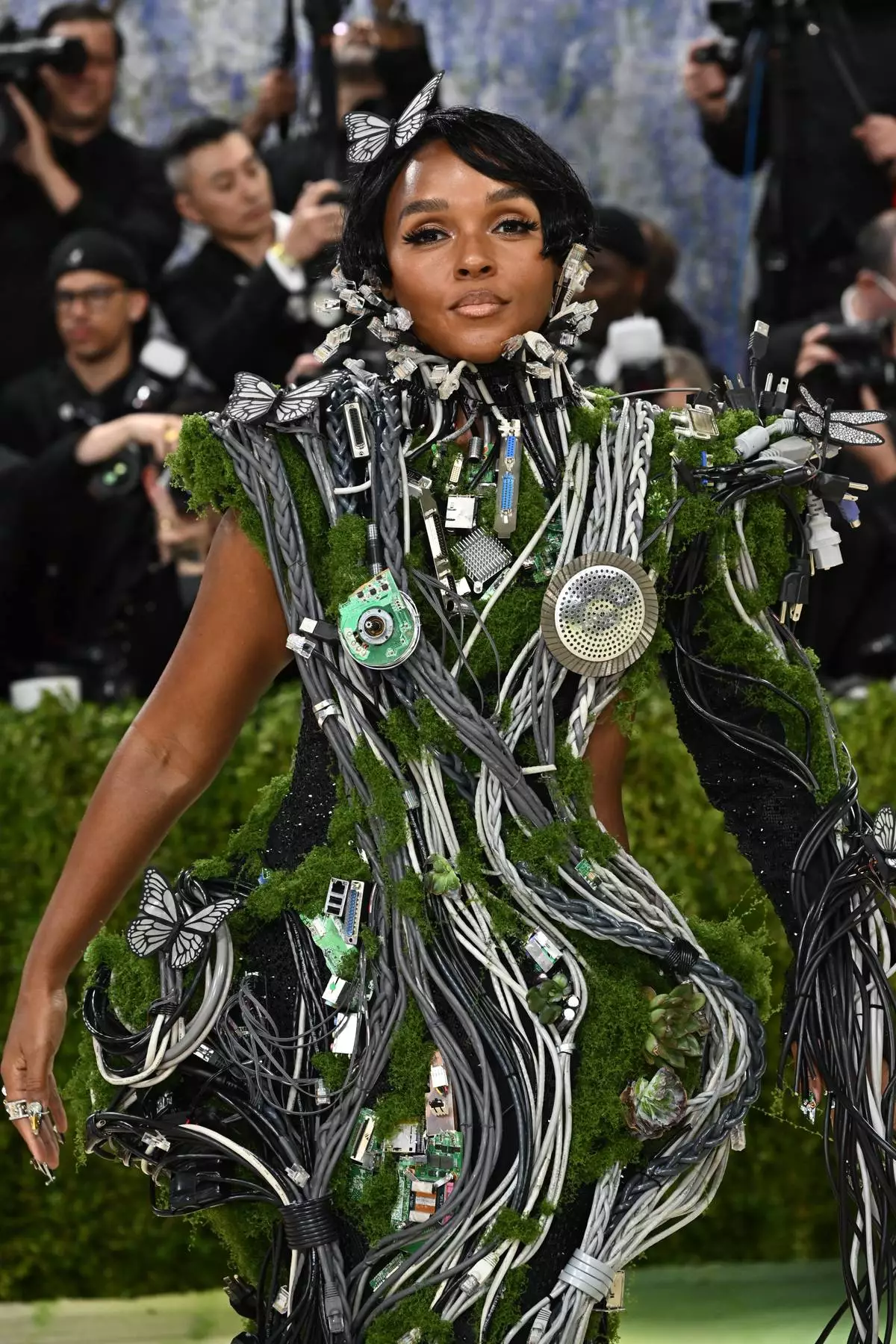 Janelle Monae arrives at The Metropolitan Museum of Art's Costume Institute benefit gala celebrating the opening of the "Costume Art" exhibition on Monday, May 4, 2026, in New York. (Photo by Evan Agostini/Invision/AP)