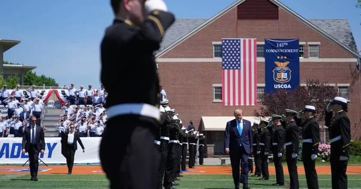 Trump tells Coast Guard graduates they will 'be tested' in their military careers
