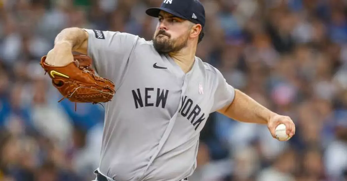 Yankees' Carlos Rodón shows good velocity but struggles with control in his season debut