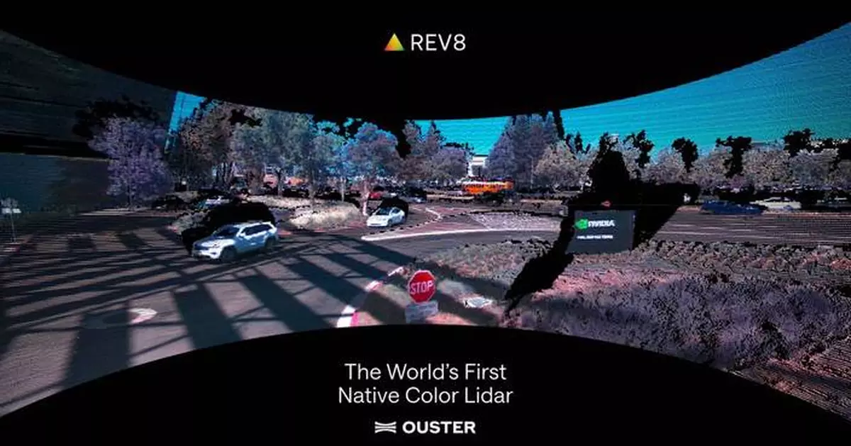 Ouster Brings REV8 Native Color Lidar to the NVIDIA DRIVE Hyperion Platform for Autonomous Vehicle Development
