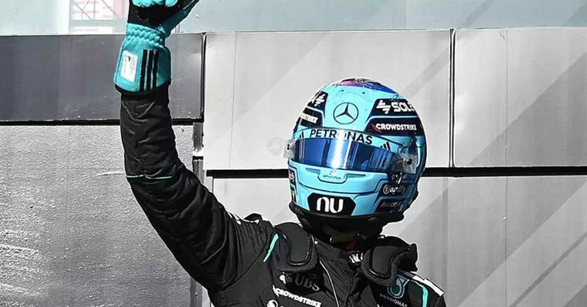 Mercedes’ George Russell takes pole for F1 sprint race at Canadian Grand Prix