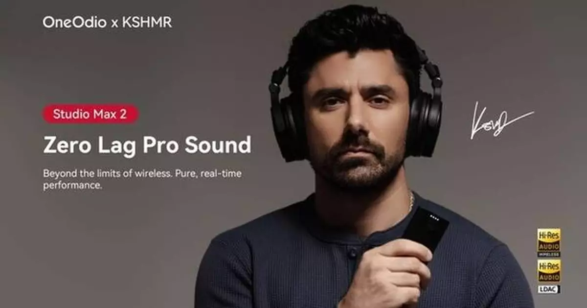 OneOdio Partners with Global DJ KSHMR to Launch Studio Max 2: Redefining Wireless Professional Audio