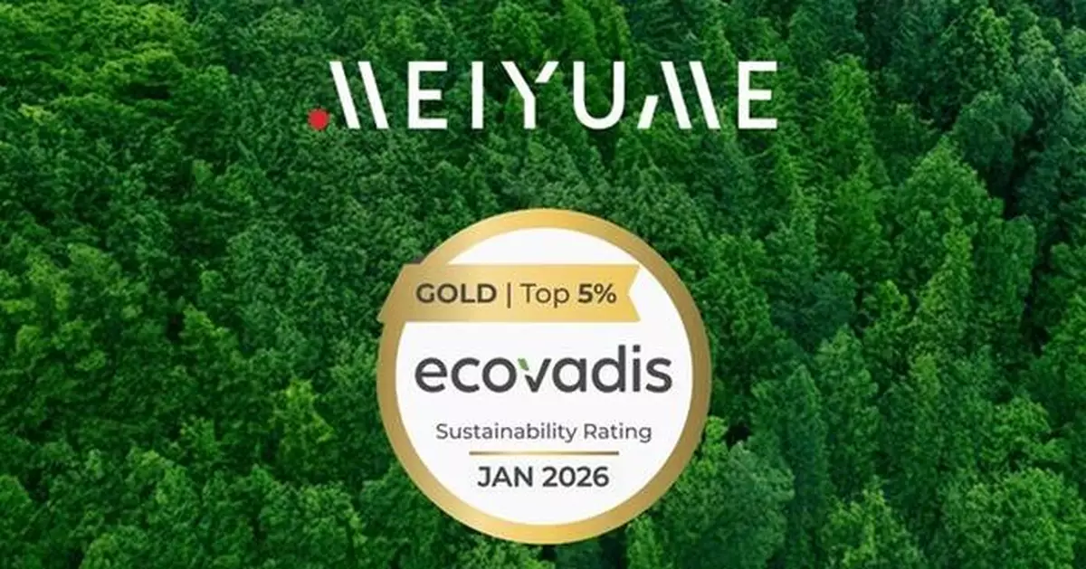 Meiyume (Group) LTD Achieves EcoVadis Gold Rating for 2026, Reinforcing Commitment to Sustainable Beauty