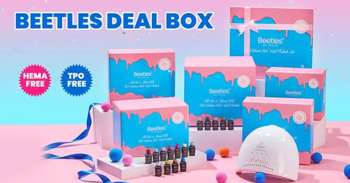 Start Easy with Beetles: Beetles Gel Polish Upgrades Beetles Deal Box With New Formulas and Sets Designed for Every Skill Level and Style