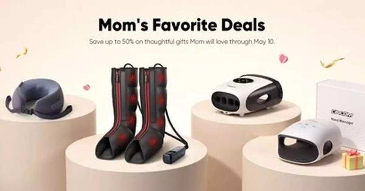 Hand Numbness and Pain Become New Concern for Modern Mothers; CINCOM Hand Massager Emerges as Mother's Day Gift Favorite