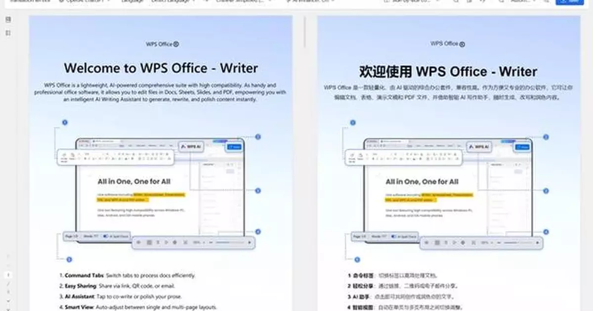 WPS Office Embeds AI Writing Assistant Into Its Document App, Betting on Seamless Workflow Over Feature Lists