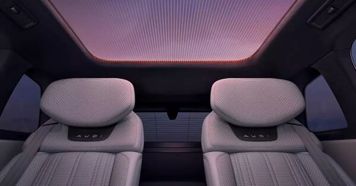 AUDI E7X Debuts with Ambilight EC Smart Dimming Panoramic Roof