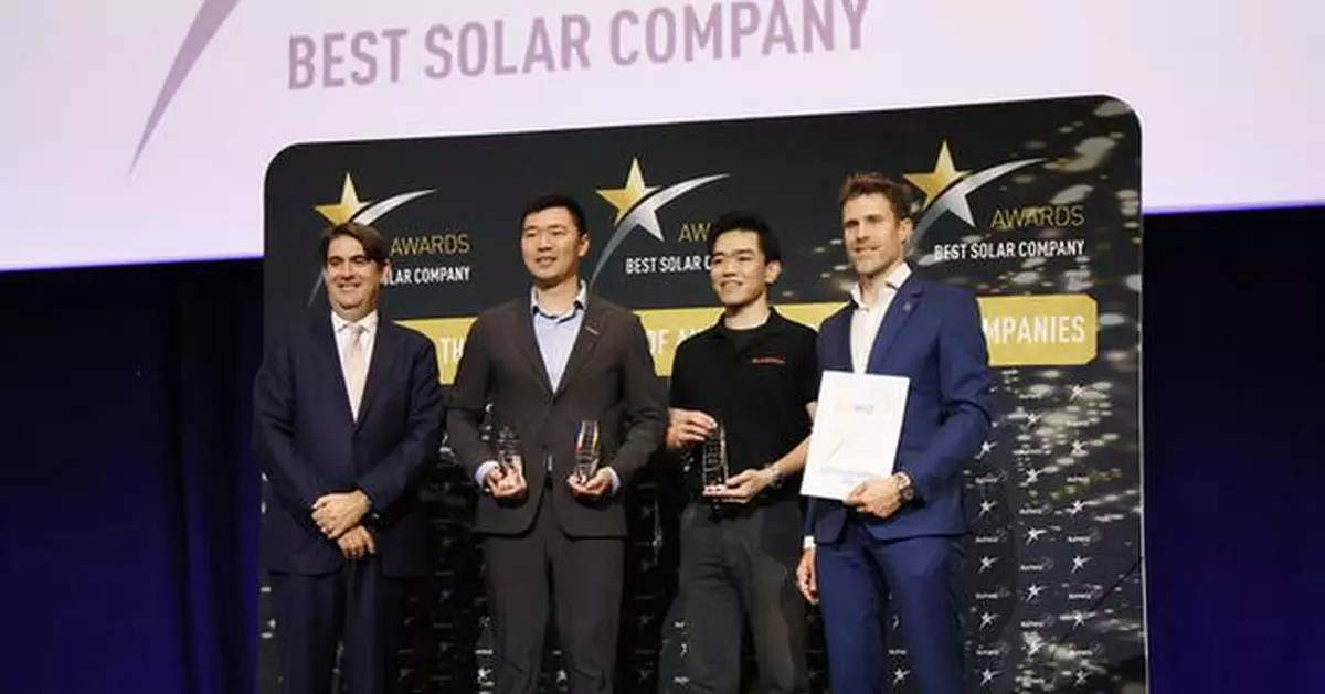 Sungrow Achieves Three No.1 Rankings in the 2026 SunWiz Awards