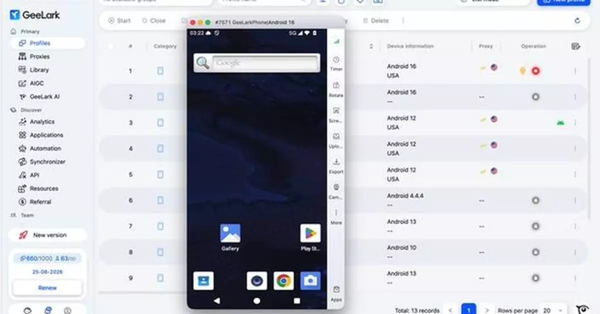 GeeLark Cloud Phone Replaces Device Farms With Cloud-Based Social Media Operations