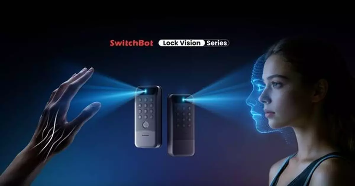 SwitchBot Launches Lock Vision Series, the World's First Smart Deadbolt Locks with 3D Structured-Light Facial Recognition