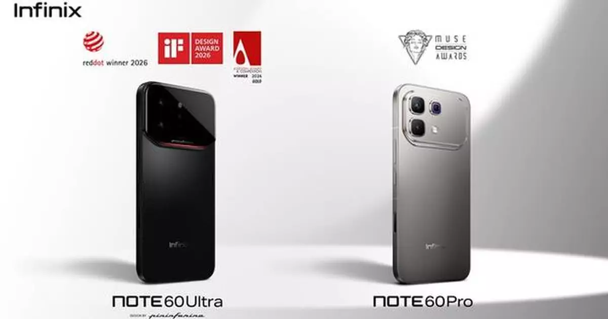 Infinix NOTE 60 SERIES Garners Red Dot and iF Awards, Redefining Premium Smartphone Design