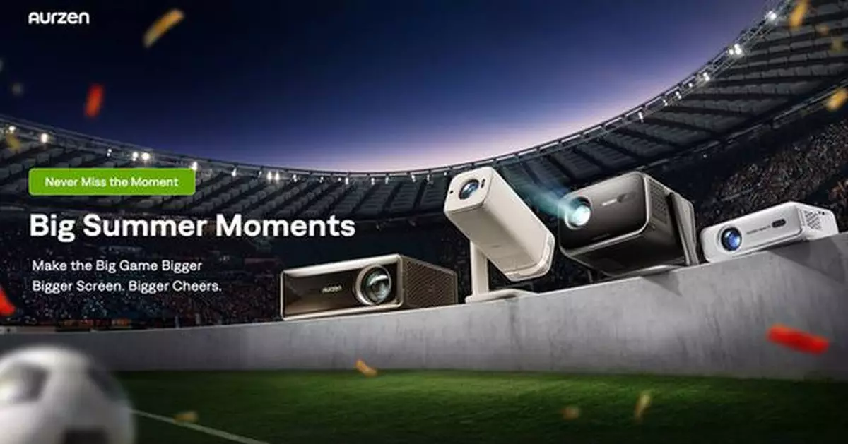 Aurzen Makes the Moments Even Bigger This Summer with Smart Projectors for Big Game Viewing
