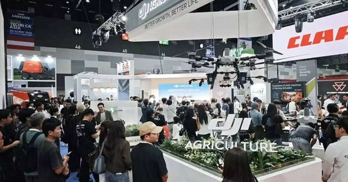 DJI Agriculture Debuts Agras T55 and T100 Dual Battery Spraying System in Thailand at AGRITECHNICA Asia 2026