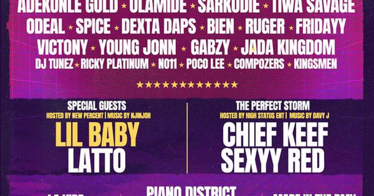 Davido, Alkaline &amp; Wizkid to Headline Afro Plus Fest 2026