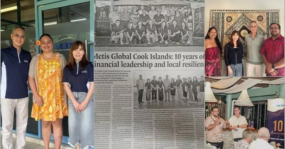 Metis Marks 10th Anniversary in the Cook Islands with Exclusive Local Media Feature