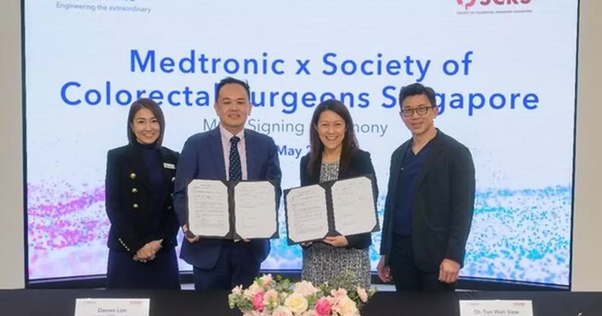 Medtronic Singapore partners with Society of Colorectal Surgeons to strengthen surgical training