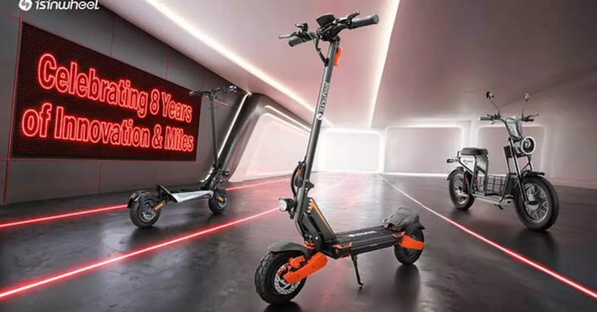 isinwheel Kicks Off 8th Anniversary Campaign with Exclusive Summer Deals on Top Electric Scooters