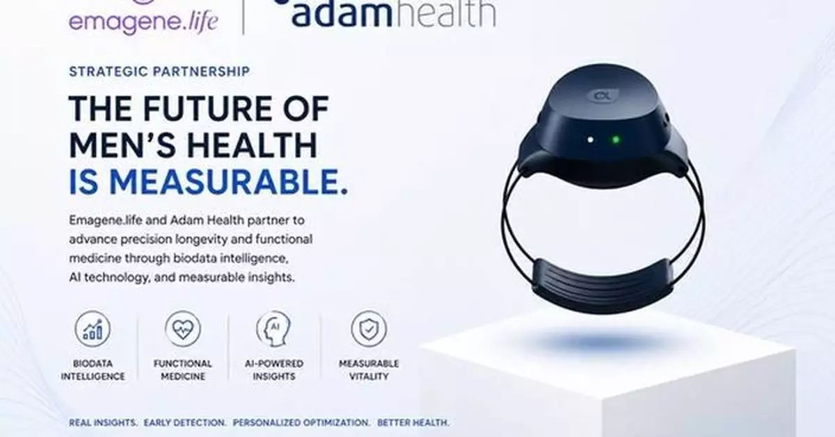 THE FUTURE OF MEN'S HEALTH IS MEASURABLE: EMAGENE.LIFE AND ADAM HEALTH PARTNER TO ADVANCE PRECISION LONGEVITY AND FUNCTIONAL MEDICINE