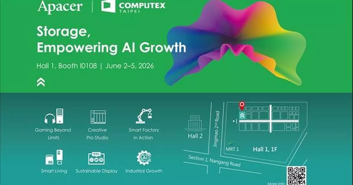 Apacer Showcases Edge AI Storage Power at COMPUTEX 2026