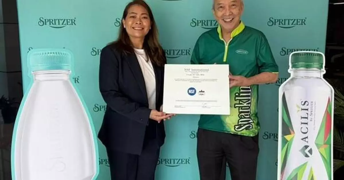Spritzer Becomes First Malaysian Bottled Water Brand Certified by NSF for Beverage Quality
