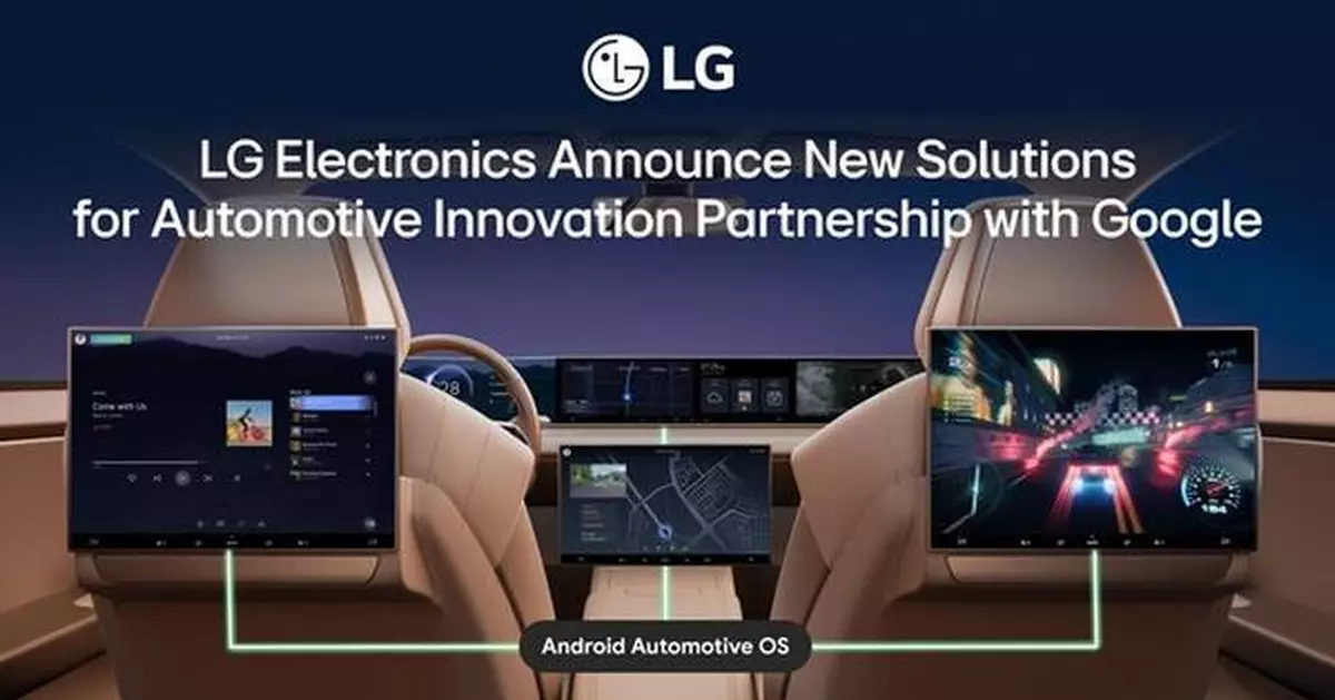LG ELECTRONICS ANNOUNCES NEW SOLUTIONS FOR AUTOMOTIVE INNOVATION PARTNERSHIP WITH GOOGLE