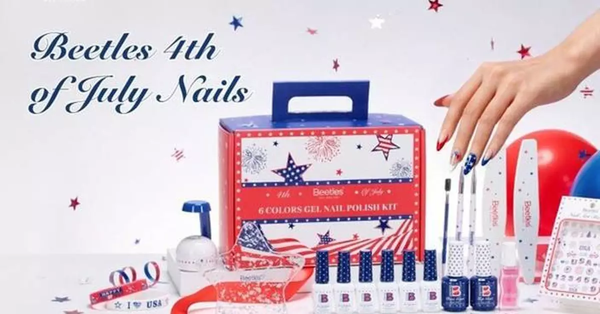 Beetles Gel Polish Launches 4th of July Nails Gift Box for Every Independence Day Celebration