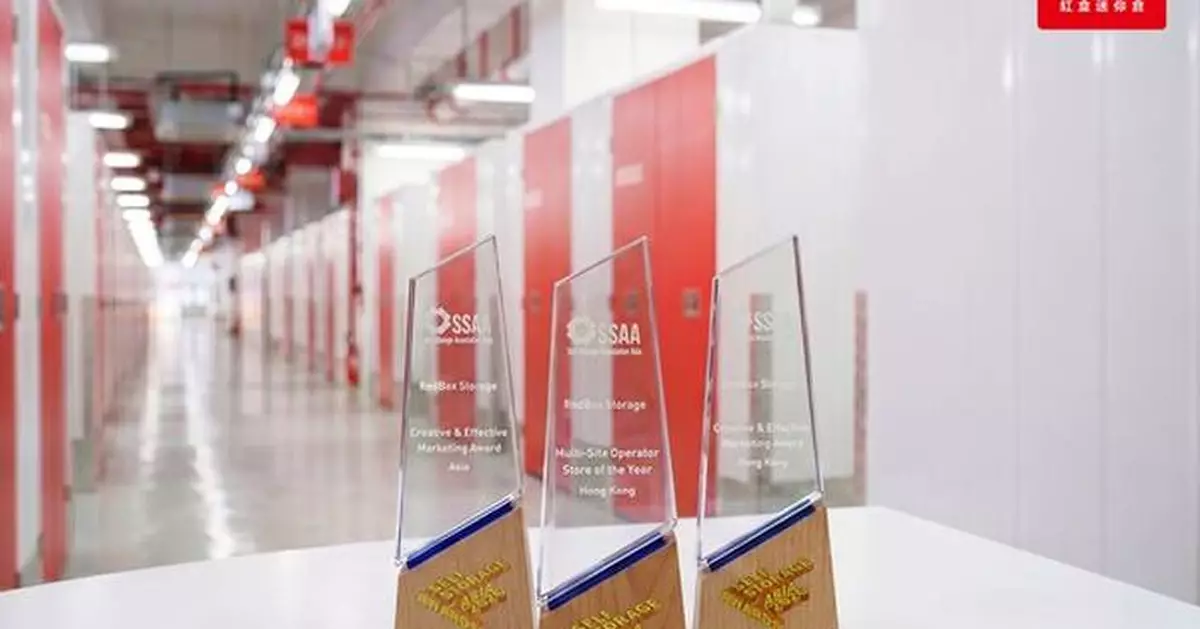 RedBox Storage Wins Triple Crown at SSAA Awards 2026 -- Three-Peat as Hong Kong's Best, Plus Creative Marketing Excellence Across Asia