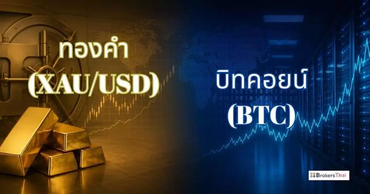 BrokersThai Data: Local Traders Compare Gold and Crypto Side by Side as Markets Shift