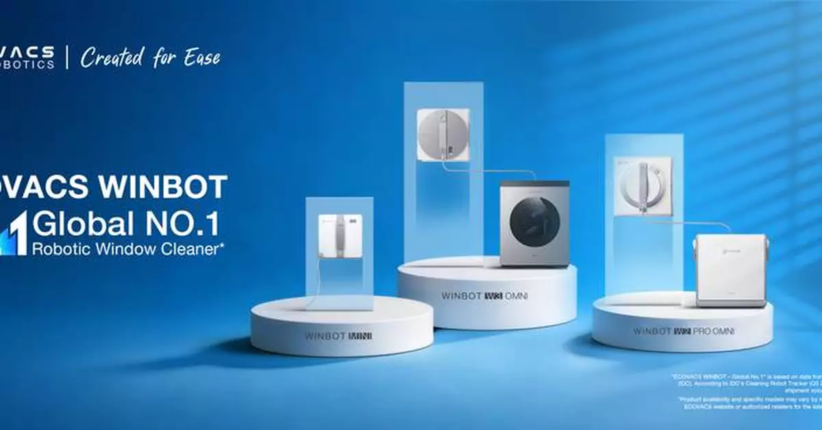 The World’s #1 Bestselling Robotic Window Cleaner: ECOVACS WINBOT Restores Crystal-Clear Views with Ease
