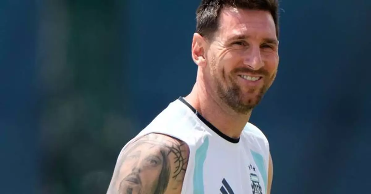 Lionel Messi celebrates his 39th birthday with Argentina teammates during a joyful World Cup