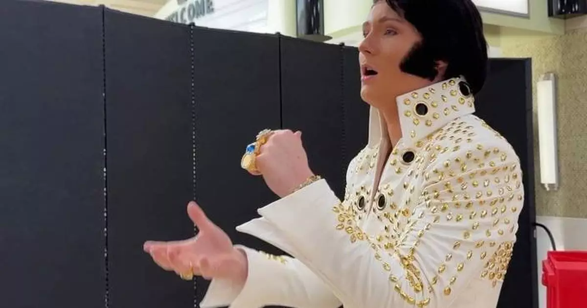 With jumpsuits, wigs and dance moves, these young boys and teens keep Elvis' legacy alive