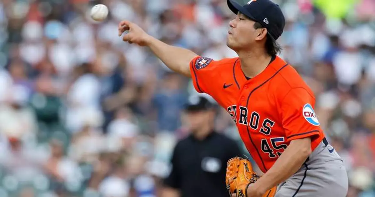 Imai strikes out 10 as Astros beat Tigers 2-1 and extend winning streak to 3 games